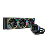 DeepCool LM360 Liquid CPU Cooler, 2.4" IPS Display, 360mm Radiator, 3x 120mm FL12 SE aRGB Fans, 2400 RPM Fan Speed, 66.23 CFM AirFlow, Hydro Bearing Type, Black | R-LM360-BKDMMC-1
